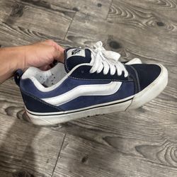 navy knu skool vans