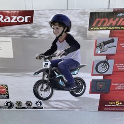 Razor MX125 dirt rocket e-bike for kids 5.3 mile range 8mph 