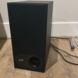 Polk Sigma S2 Sound Bar And Woofer