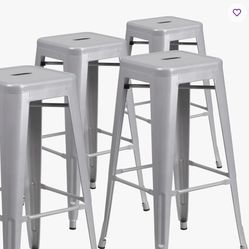 New in box set of 4 commercial grade stools