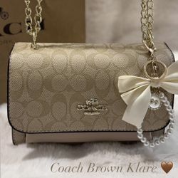 Brown Coach Klare 🤎
