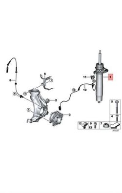 M4 Bmw Strut Assembly Suspension 