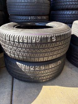 225/70r15 Two Used Goodyear Tires