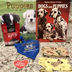 Dogs Puppies Informative Book + Belly Band Wraps + More