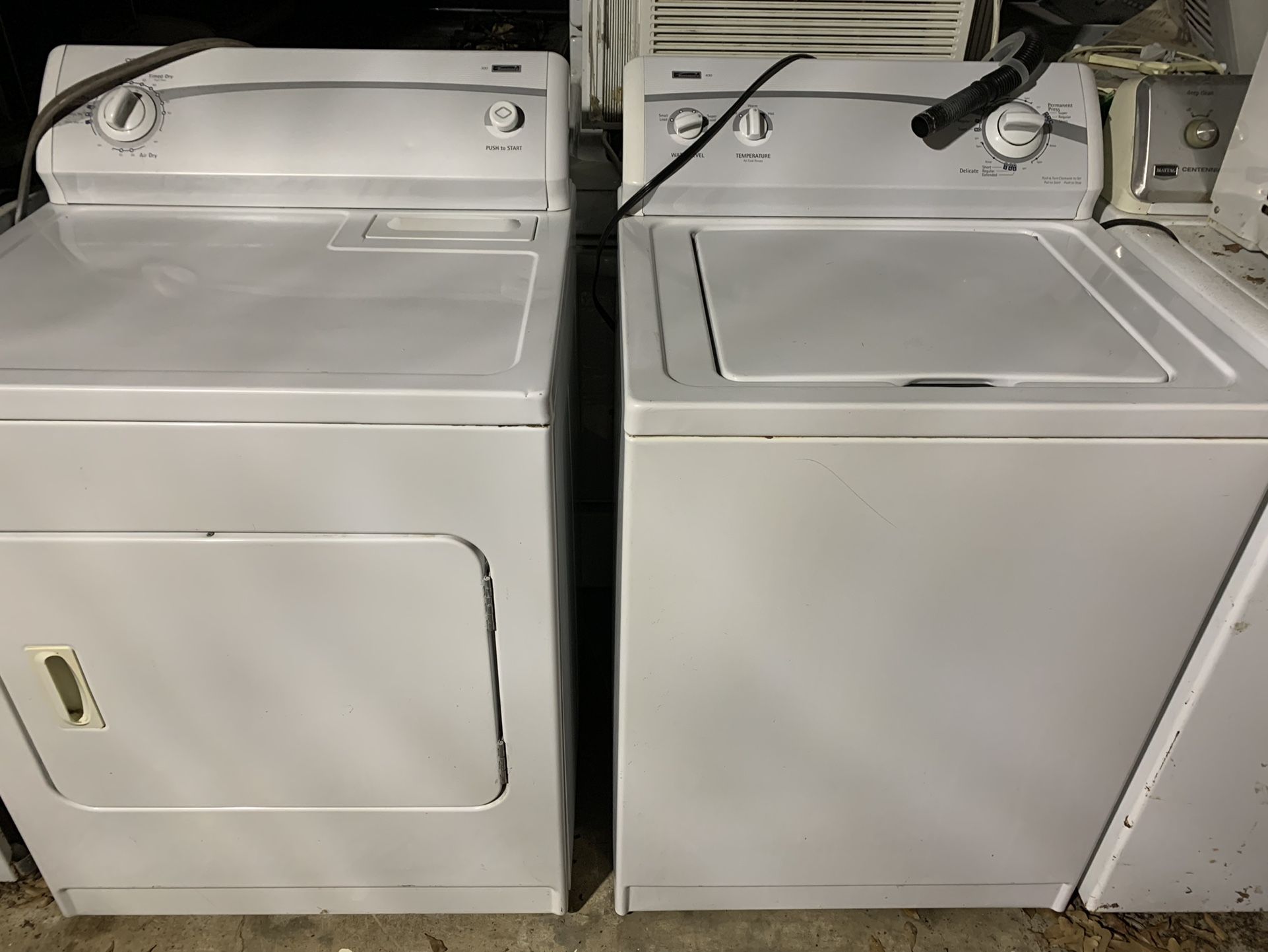 Matching Kenmore washer and dryer