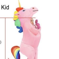 New Inflatable unicorn child.. message for price