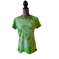 Rick and Morty Avocado Toast women's green/white  short sleeve t shirt size XL