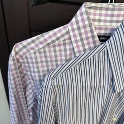 Hugo Boss Men’s Dress Shirts (2) Regular Fit 16 32/33 - $25ea.