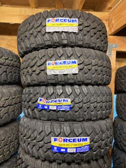 Forceum 235/75/15 | $460 | mounted and balanced