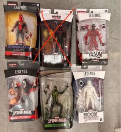 Hasbro marvel legends Spider-Man moon Knight