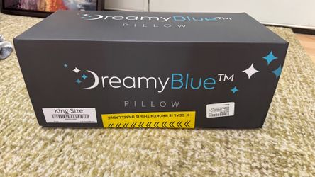 Dreamy blue king size pillow