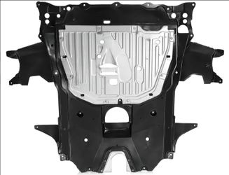 Engine splash shield guard under carriage cover