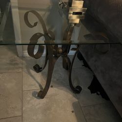 2 Glass Tables