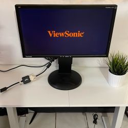 ViewSonic VG2228WM-LED 21.5" Full HD 1920x1080 60Hz VGA DVI-D Built-In Speakers Anti-Glare Screen Backlit LED LCD Monitor $39