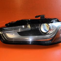 AUDI A4 S4 HEADLIGHT LEFT DRIVER 2013 2014 2015 XENON 8K0941005E OEM
