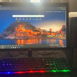 Pc Setup - monitor +keyboard&mouse