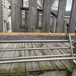 Stainless Steel Wall Rack With Bars