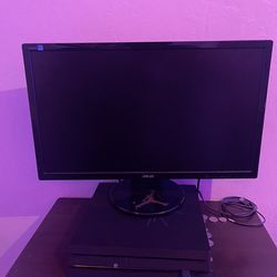 PS4 PRO WITH MONITOR (COMES WITH EVERYTHING YOU NEED)