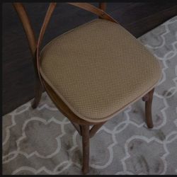 Sweet Home Collection Cushion Memory Foam Chair Pads Honeycomb Nonslip Back Seat Cover 16" X 16", Taupe (Pack Of 12)