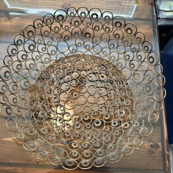 Decorative .Brass-wired Basket