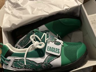 Kelly Green Eagles Shoes. Size 12.  BRAND NEW