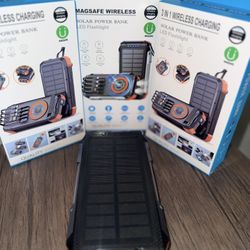 Solar And Rechargeable Power Bank 