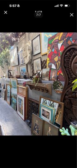 Art sale Saturday 10 am til 3 pm 805 Washington Del Giorgio’s store  Hillcrest