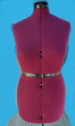 Female Adjustable Mannequin Dress Form Female - Red