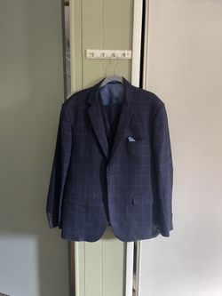 Traje De Hombre Talla 40 Azul Marino