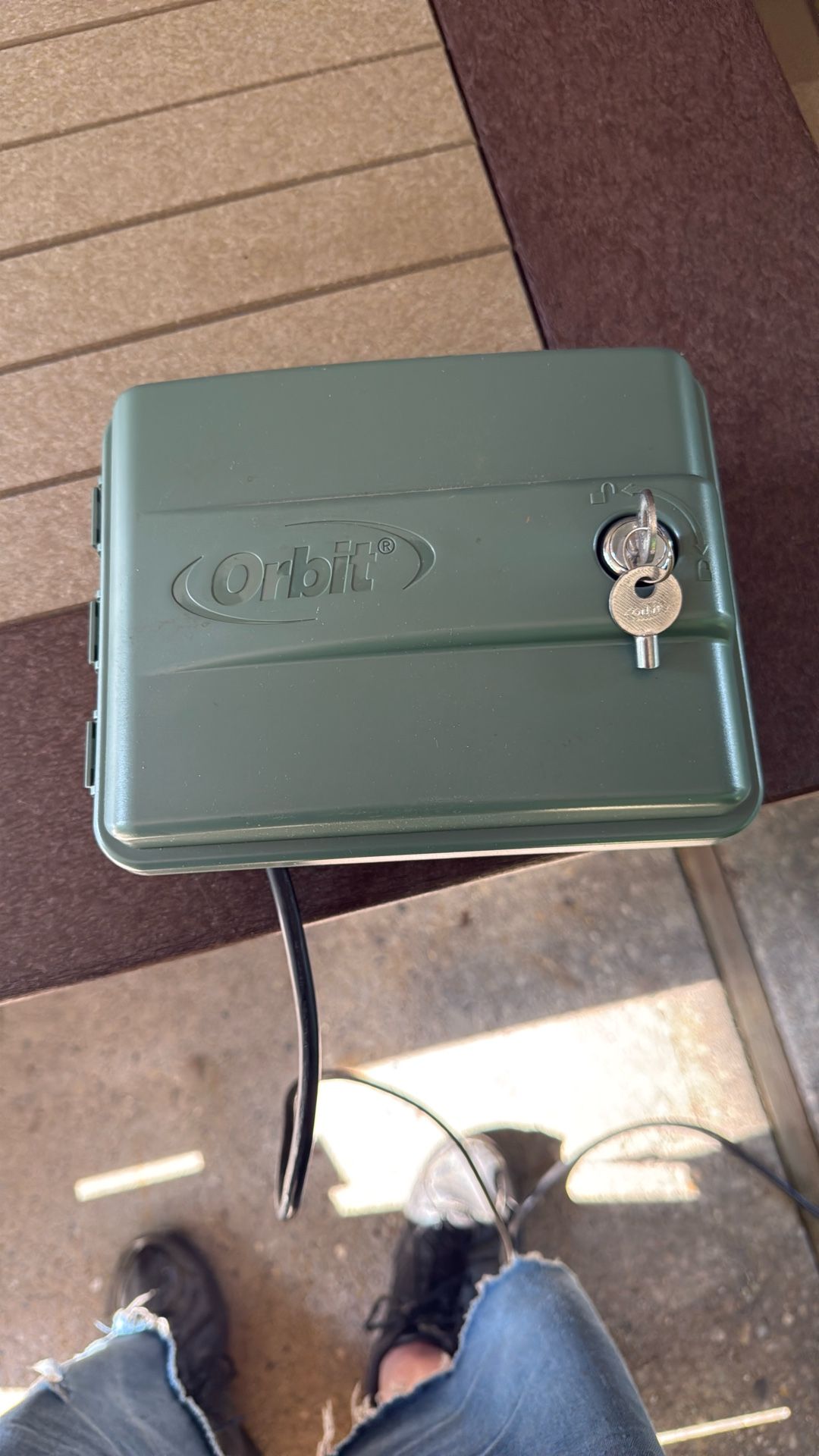 Orbit sprinkler control