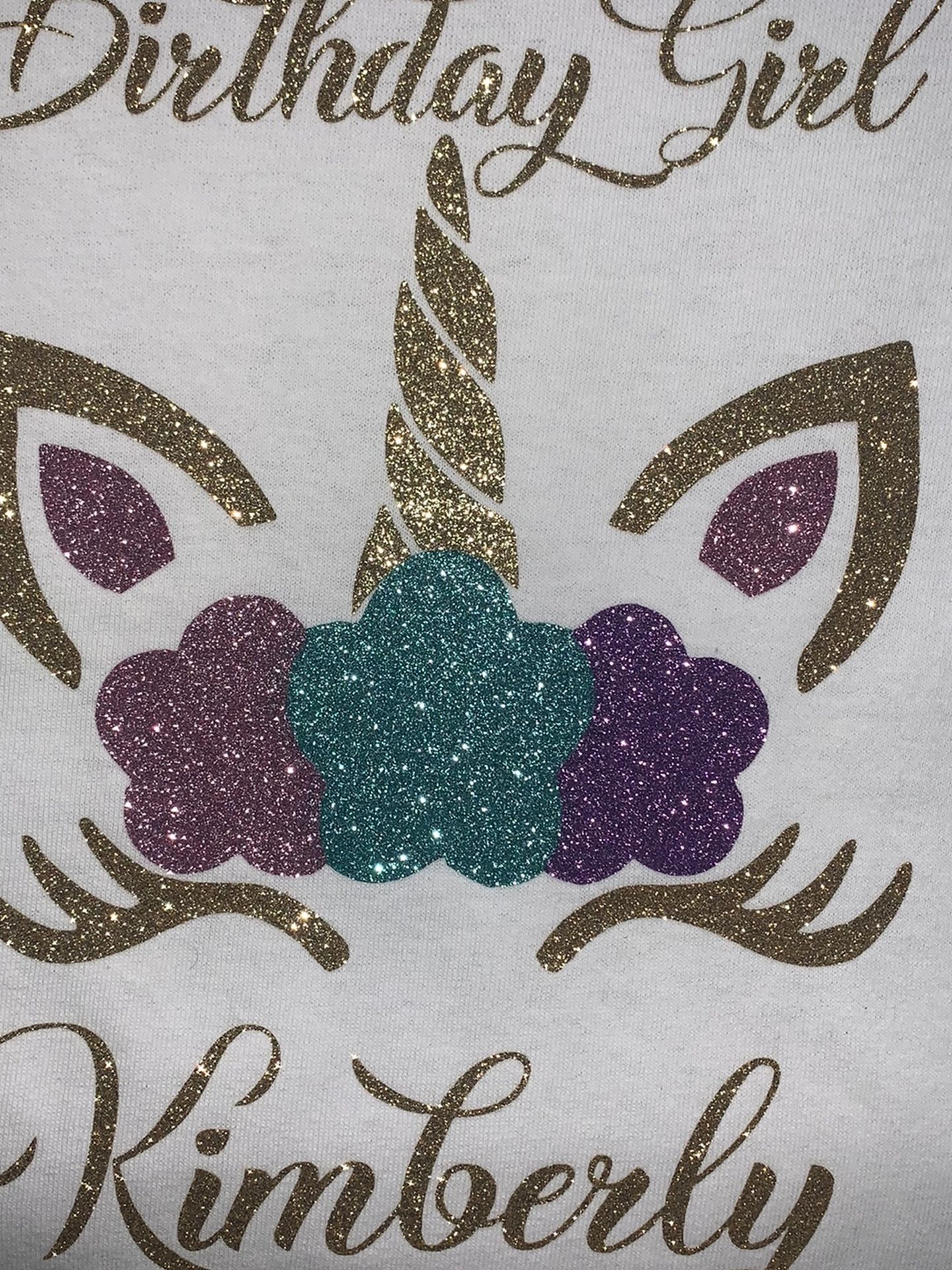 Unicorn Costume Birthday T-shirt’s