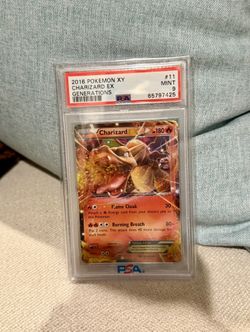 2016 POKEMON XY GENERATIONS #11 CHARIZARD EX PSA 9