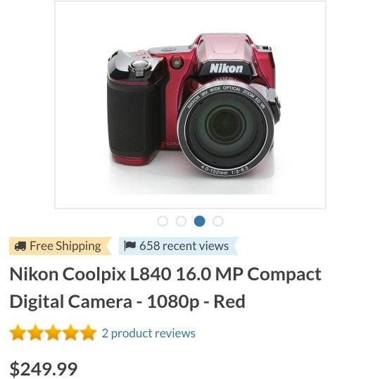 Lens Nikon Coolpix L840 Review Nikon COOLPIX L840 16 MP Digital