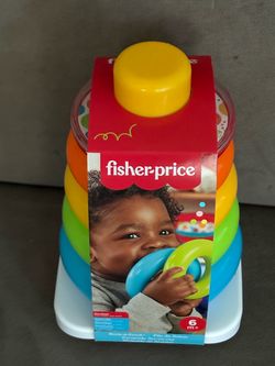 New Fisher Price Rock a Stack Baby Ring Toy