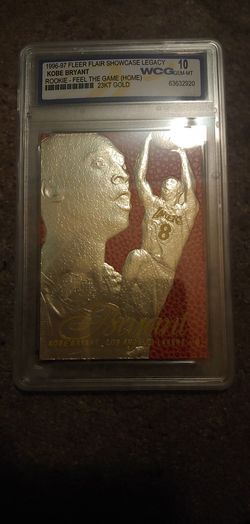 Kobe rookie card 10 23k