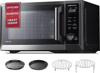 NEW Toshiba OptiChef 7-in-1 Microwave Air Fryer Combo – Factory Boxed