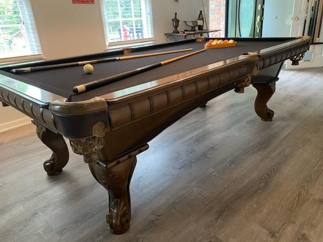 8ft Slate Pool Table