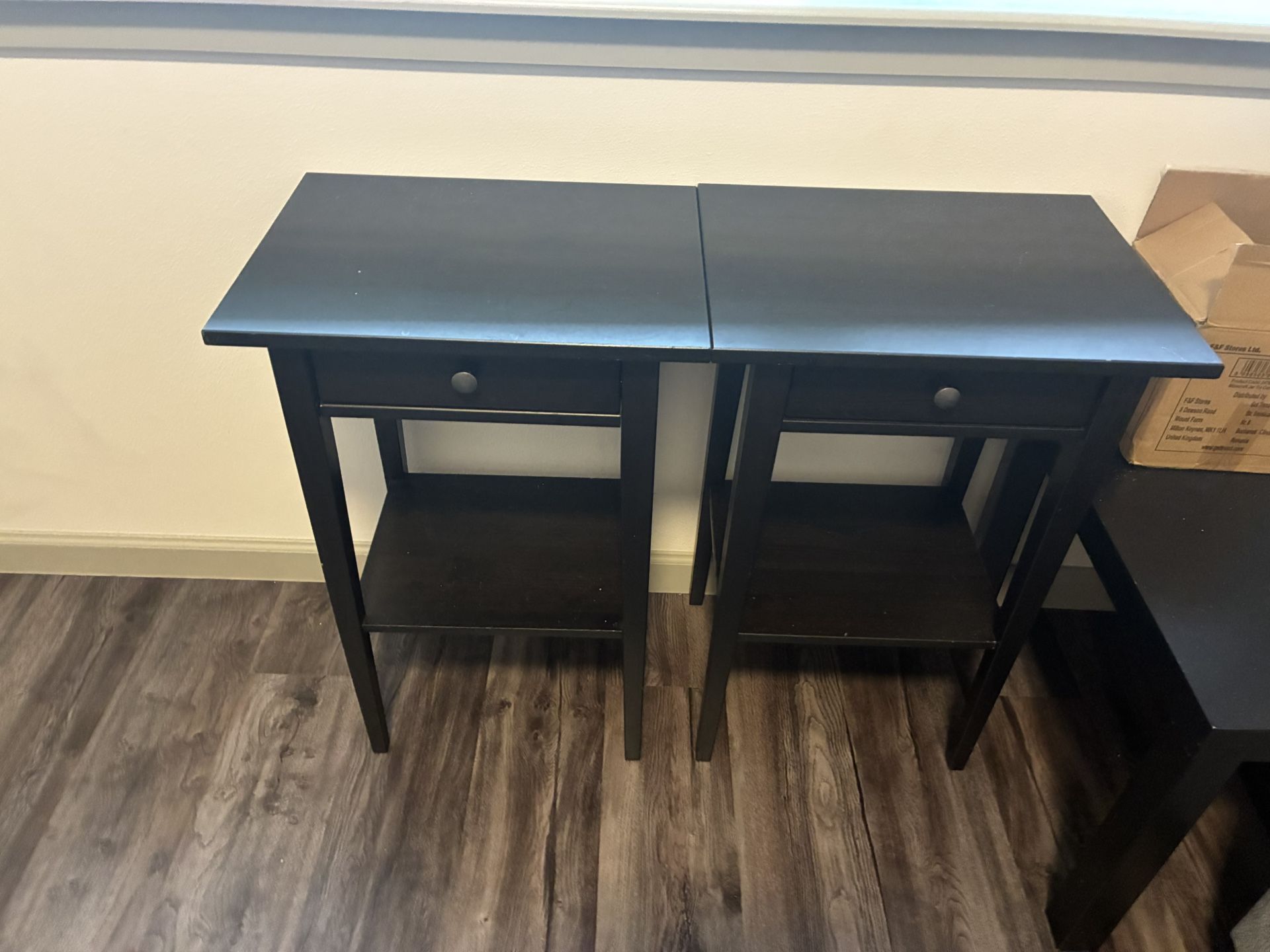 2 Wooden End Tables