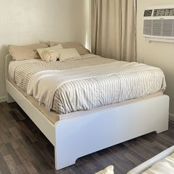 IKEA White Bed Frame