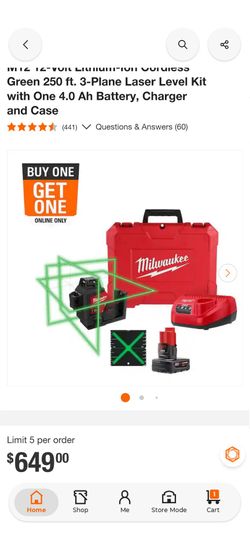 Milwaukee laser  level