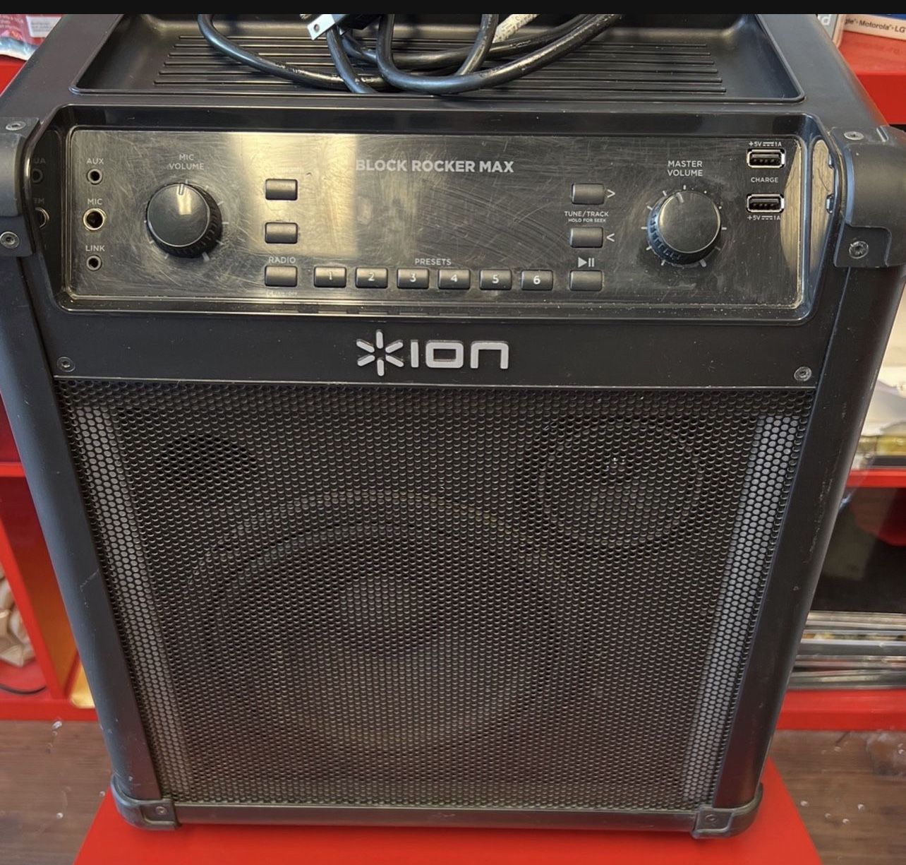ION Audio Party Rocker Max 100W Portable Wireless Bluetooth Speaker - Black