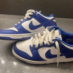 Blue nike dunk lows
