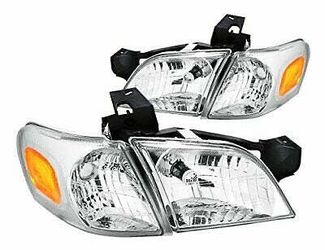 97-05 CHEVROLET VENTURE 4pcs headlights chrome amber
