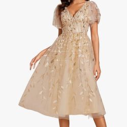 New XL Formal Sequins Dress 