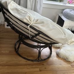 Papasan chair With Extra Cover