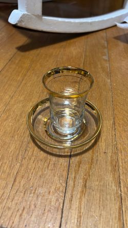 Vintage Turkish Tea Set