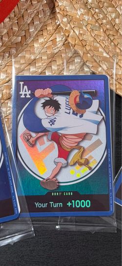 Dodger x One Piece Night 2026 Monkey D Luffy Don Promo Card Limited
