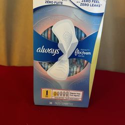 Always Infinite Flexfoam 36 Count Pads