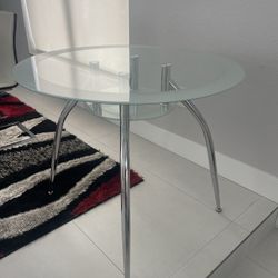 Glass Breakfast Table