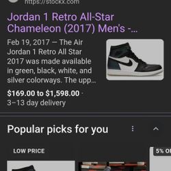 Jordan 1's (SIZE 10.5) 2 Pairs